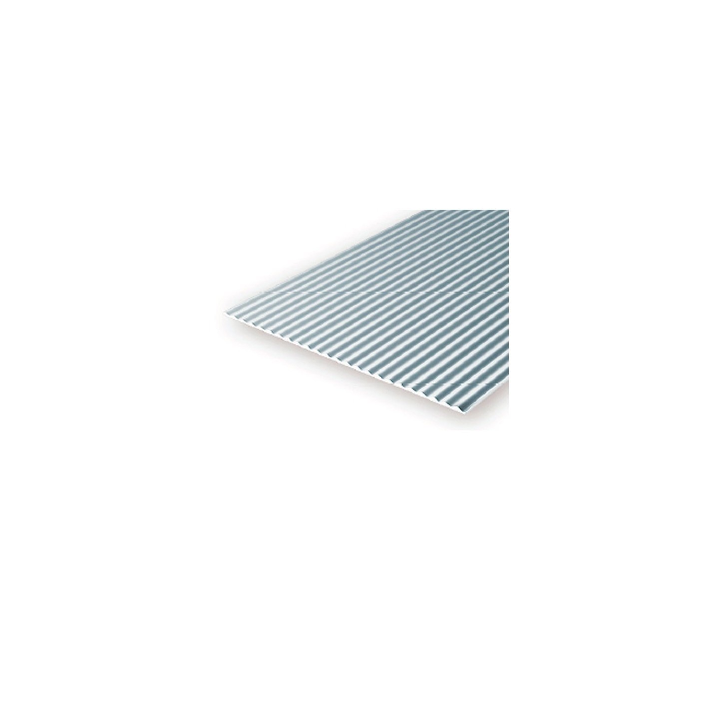 HOJA ESTIRENO BLANCO 15X30cm, 1mm de grosor y espaciado 1,5mm EVERGREEN 4527