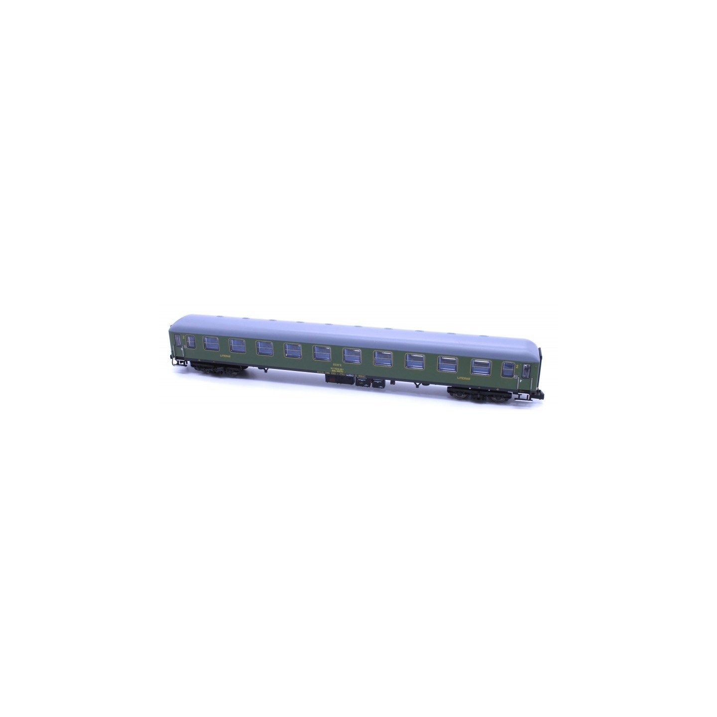 COCHE LITERAS PASAJEROS BBL-8230" VERDE RENFE ARNOLD N50857 ESCALA N"