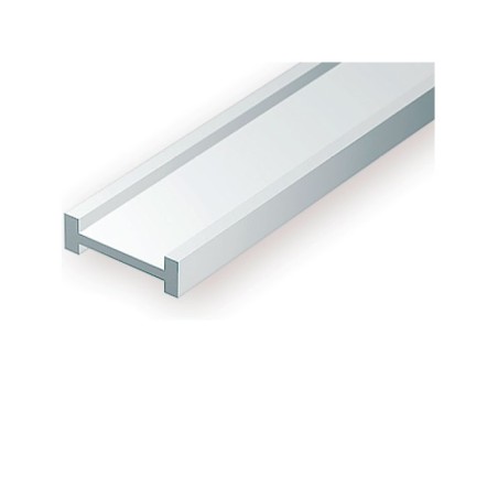 VIGAS EN I DE ESTIRENO BLANCO : 6,3 x 2,825 x 0,4 x 0,625 mm y 35 cm de largo. EVERGREN 277