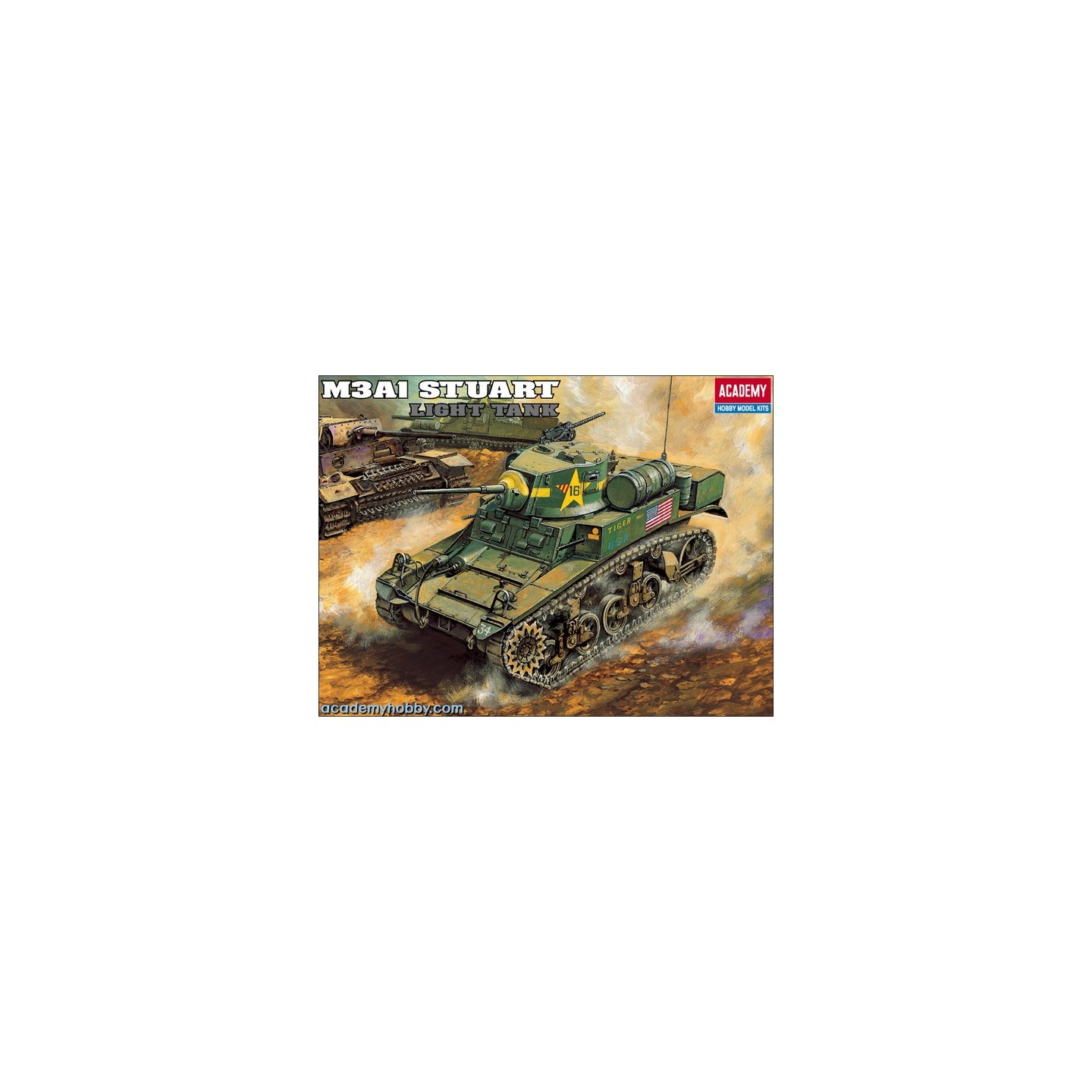 U.S. M3A1 STUART ACADEMY 1/35