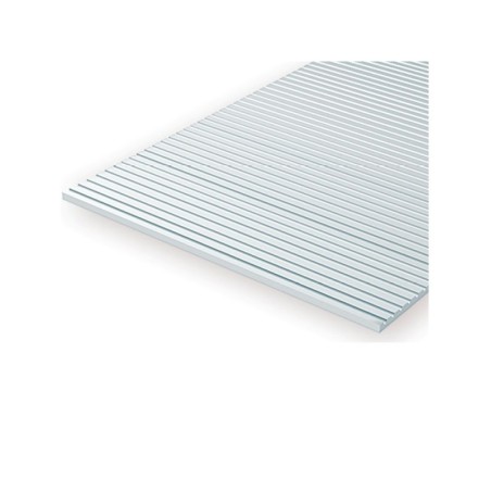 HOJA ESCALA N DE ESTIRENO BLANCO 15 x 30 x 0,05 cm. EVERGREEN 2020