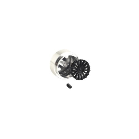 LLANTAS 17MM PRO +2 TAPAS VELOCIDAD SCALEXTRIC 50460 ESCALA 1/32