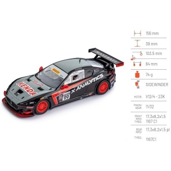MASERATI GT4 N99 X-ANALYTICS ROAD AMERICA 2018 SLOT.IT SI-CA48A