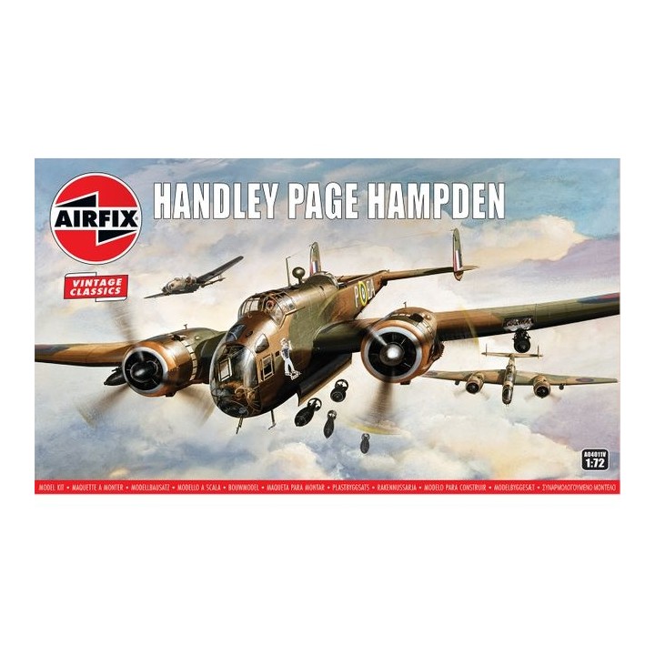 AVION HANDLEY PAGE HAMPDEN AIRFIX A04011V ESCALA 1/72