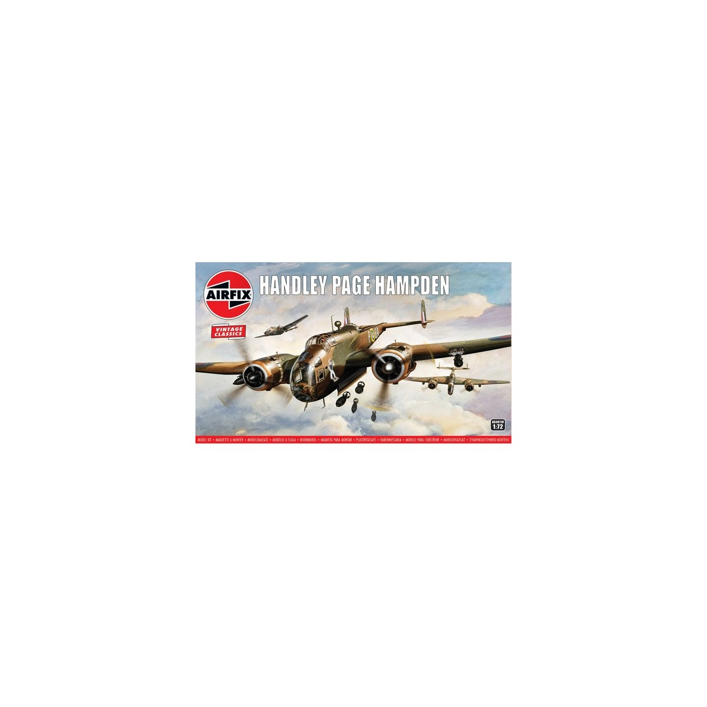 AVION HANDLEY PAGE HAMPDEN AIRFIX A04011V ESCALA 1/72