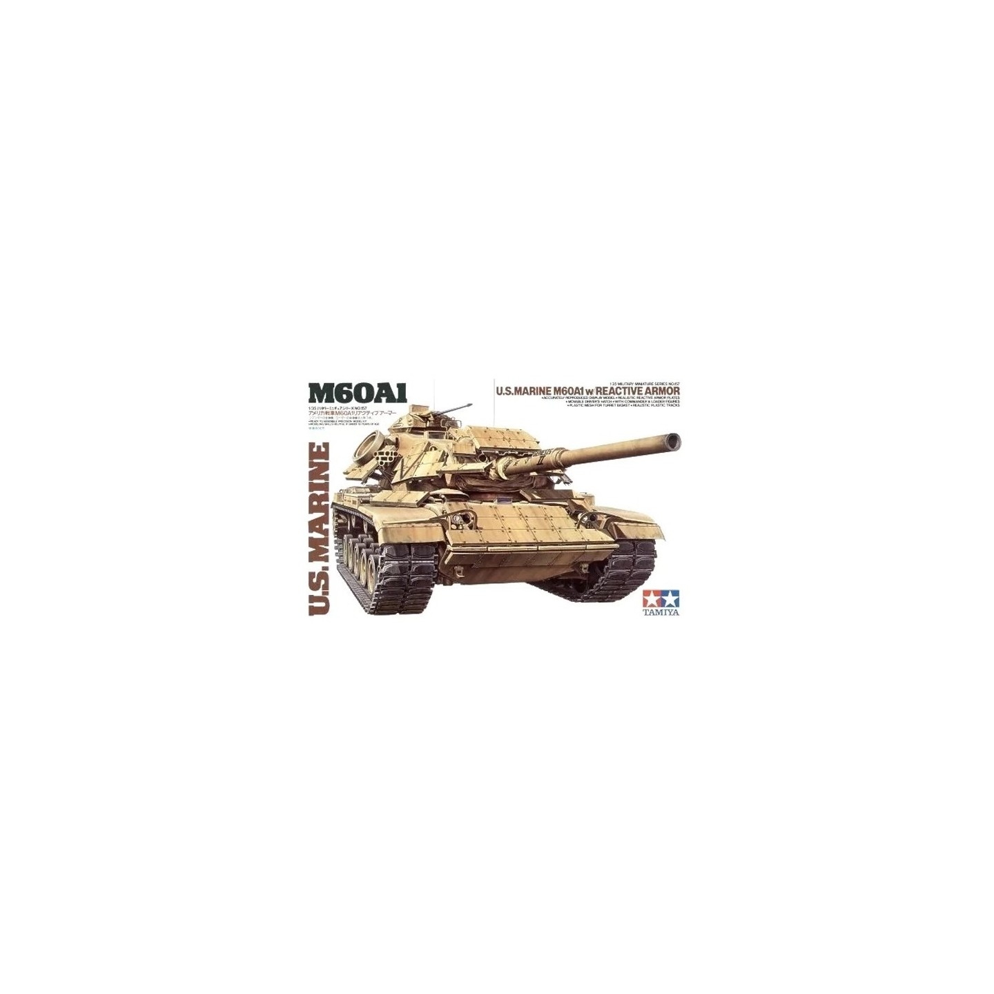 TANQUE US MARINES M60A1 TAMIYA 35157 ESCALA 1/35