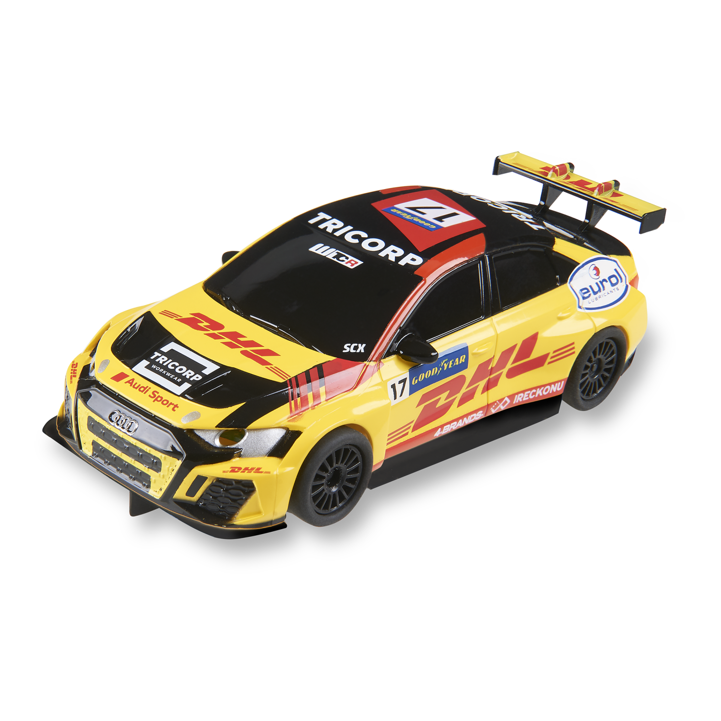 AUDI RS3 LMS TCR DHL SCALEXTRIC COMPACT C10461S300
