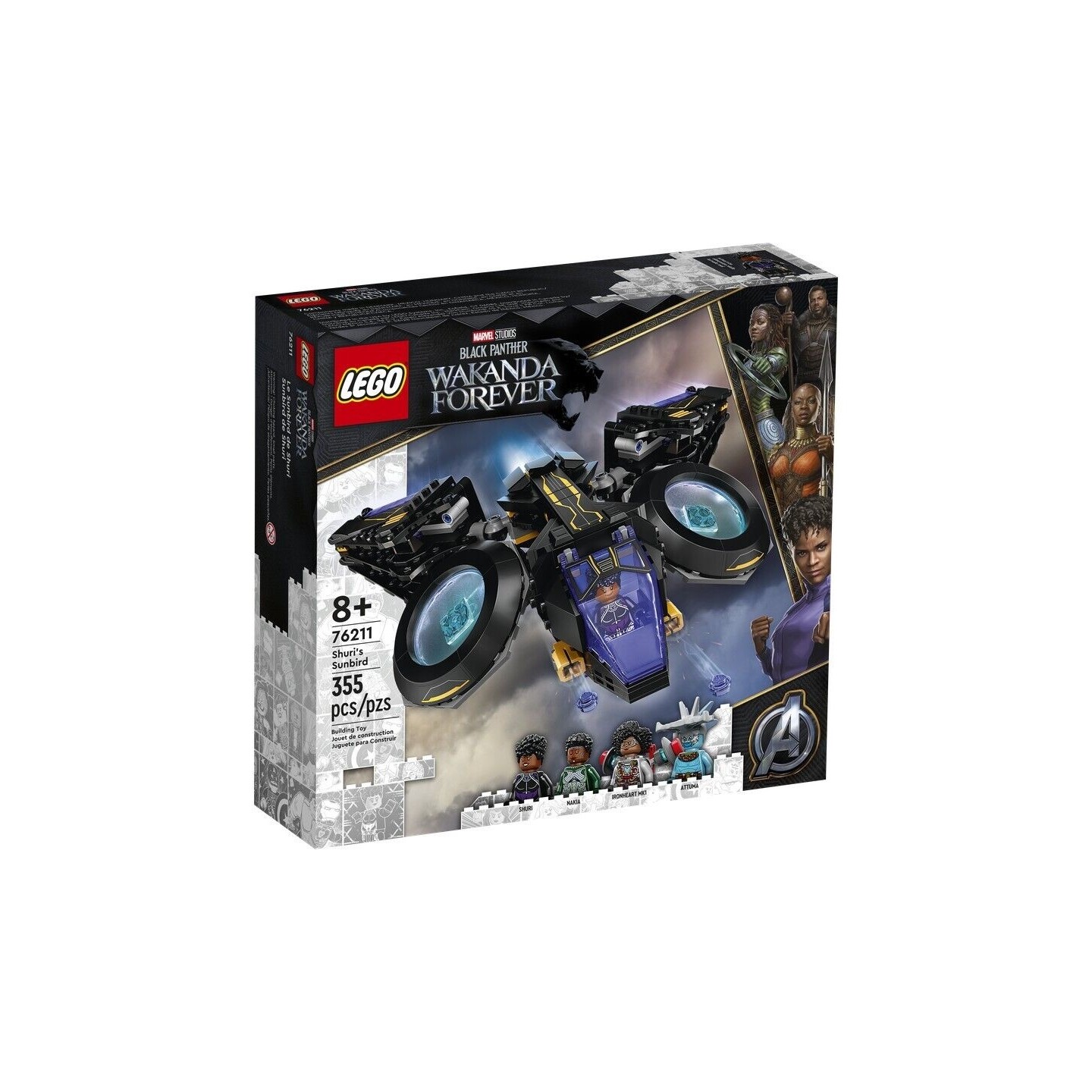 NAVE MARVEL SUNBIRD SHURI LEGO 76211