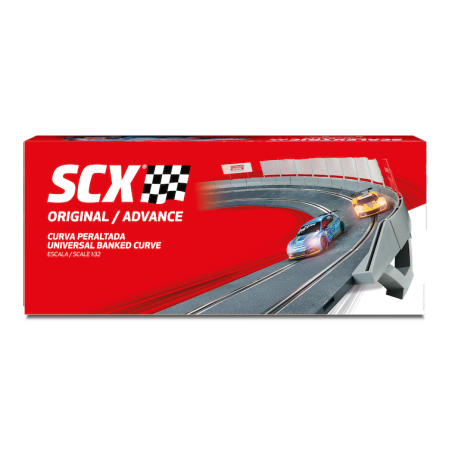 CURVA PERALTADA SCALEXTRIC ORIGINAL U10537X100  1/32