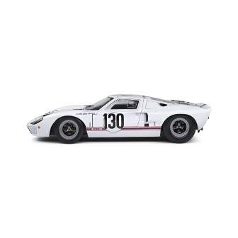 FORD GT-40 MK1 BLANCO Nº130 TARGA FLORIO 1967 SOLIDO S1803009 ESCALA 1/18