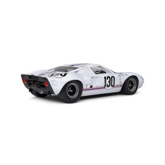 FORD GT-40 MK1 BLANCO Nº130 TARGA FLORIO 1967 SOLIDO S1803009 ESCALA 1/18