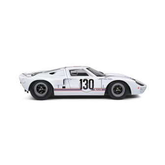 FORD GT-40 MK1 BLANCO Nº130 TARGA FLORIO 1967 SOLIDO S1803009 ESCALA 1/18