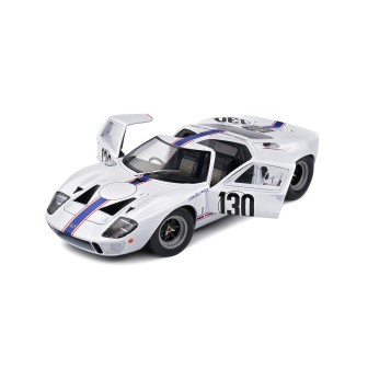 FORD GT-40 MK1 BLANCO Nº130 TARGA FLORIO 1967 SOLIDO S1803009 ESCALA 1/18