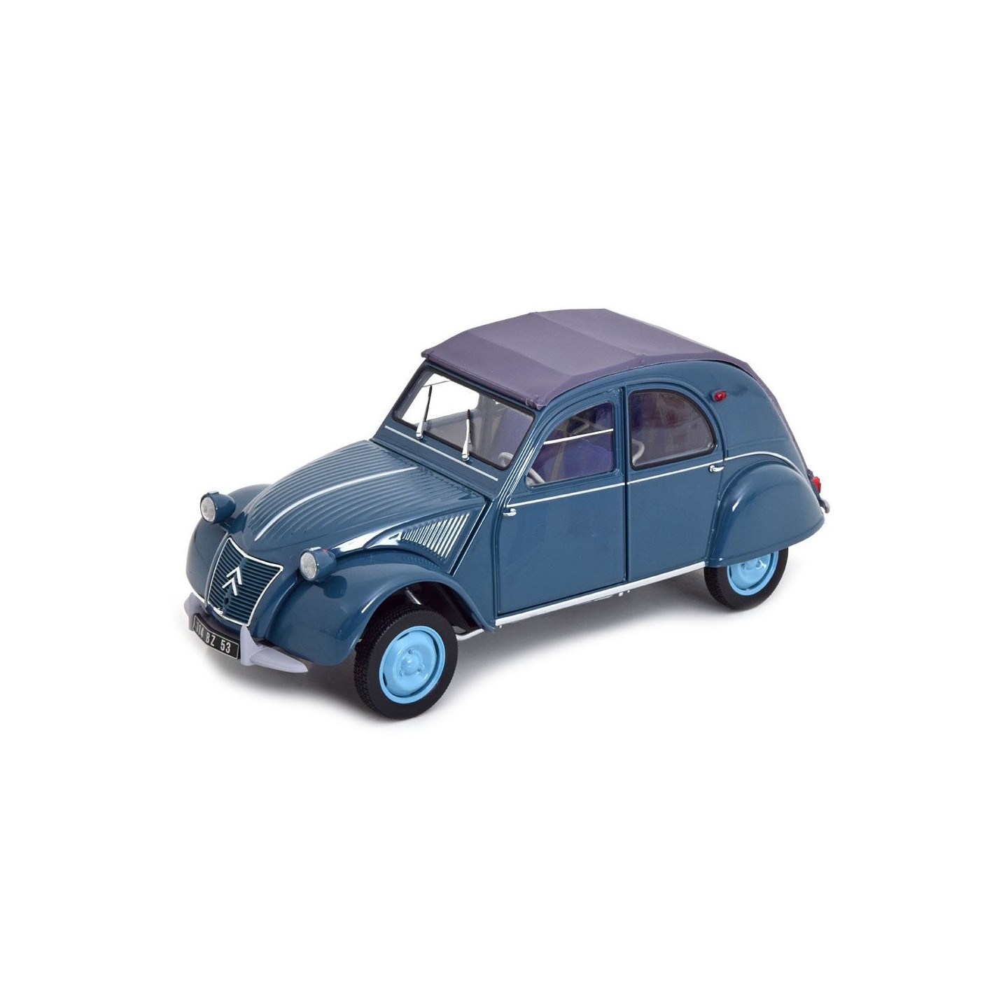 CITROEN 2CV AZL 1959 AZUL GLACIAR NOREV 181485 ESCALA 1/18
