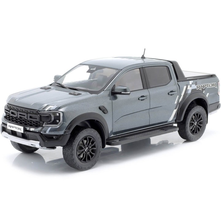 FORD RAPTOR PICK-UP GRIS METALIZADO MC GROUP ESCALA 1/18