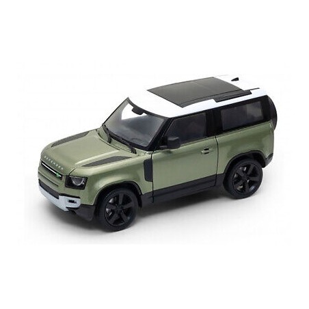 LAND ROVER DEFENDER 2007 VERDE WELLY 24110 ESCALA 1/24