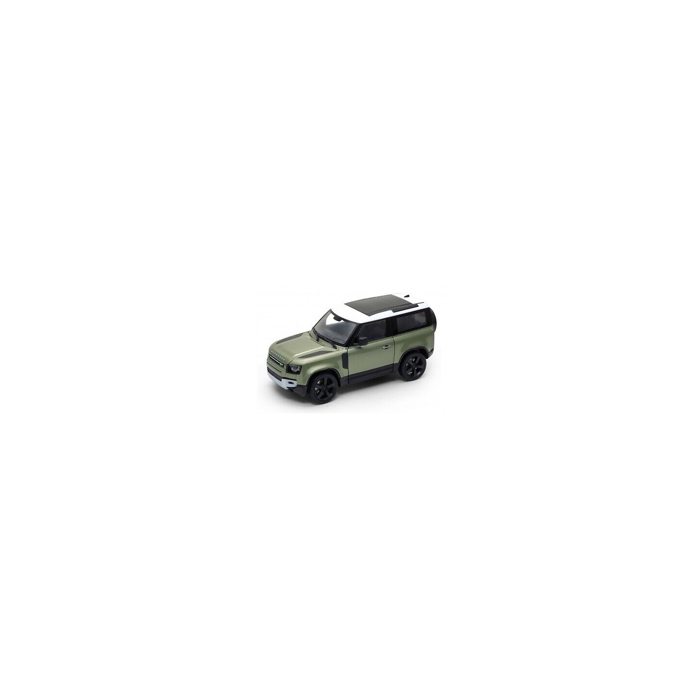 LAND ROVER DEFENDER 2007 VERDE WELLY 24110 ESCALA 1/24