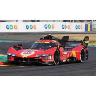 FERRARI 499P 3.0L TURBO V6 5º 24h LE MANS 2023 BURAGO 16301/51 ESCALA 1/18