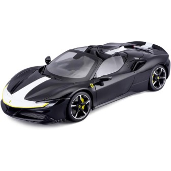 FERRARI SF90 STRADALE SPIDER ASSETTO FIORANO 2019 NEGRO BURAGO 16910 ESCALA 1/18