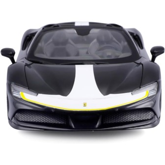 FERRARI SF90 STRADALE SPIDER ASSETTO FIORANO 2019 NEGRO BURAGO 16910 ESCALA 1/18