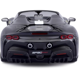 FERRARI SF90 STRADALE SPIDER ASSETTO FIORANO 2019 NEGRO BURAGO 16910 ESCALA 1/18