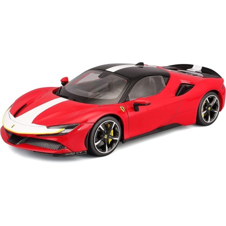 FERRARI SF90 STRADALE SPIDER ASSETTO FIORANO 2020 ROJO BURAGO 16911 ESCALA 1/18