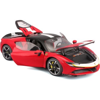 FERRARI SF90 STRADALE SPIDER ASSETTO FIORANO 2020 ROJO BURAGO 16911 ESCALA 1/18