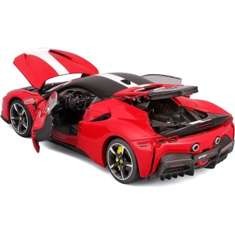 FERRARI SF90 STRADALE SPIDER ASSETTO FIORANO 2020 ROJO BURAGO 16911 ESCALA 1/18