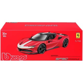 FERRARI SF90 STRADALE SPIDER ASSETTO FIORANO 2020 ROJO BURAGO 16911 ESCALA 1/18