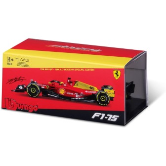 FERRARI F1-75 CARLOS SAINZ Nº 55 2022 BURAGO 36831/55 ESCALA 1/43