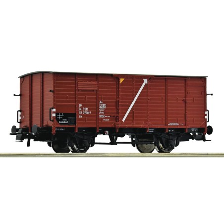 VAGÓN MERCANCIAS CERRADO CSD ROCO 76323 ESCALA H0