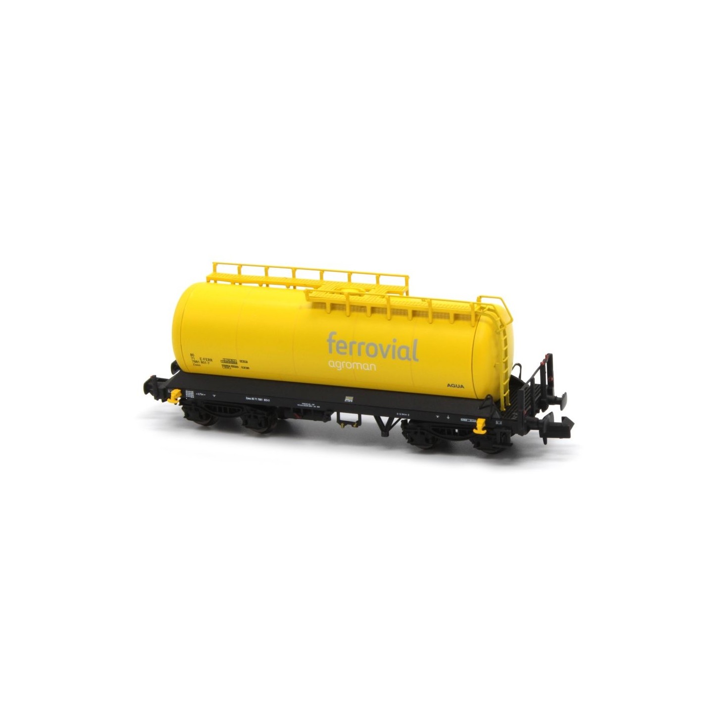 VAGÓN CISTERNA ZAES FERROVIAL HERBICIDA MFTRAIN N35022 ESCALA N