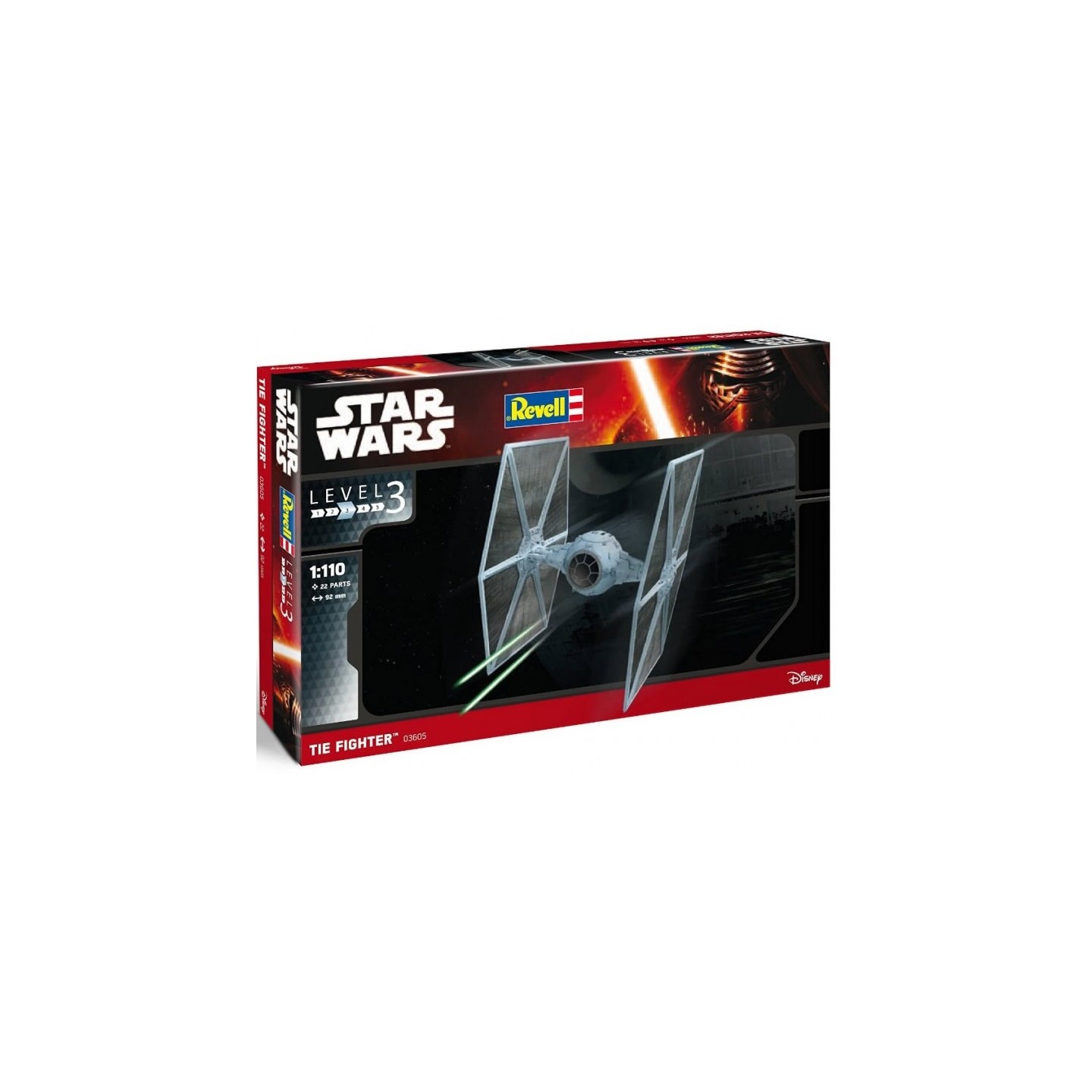 TIE FIGHTER STAR WARS REVELL 03605 ESCALA 1/110