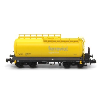 VAGÓN CISTERNA ZAES FERROVIAL HERBICIDA MFTRAIN N35021 ESCALA N