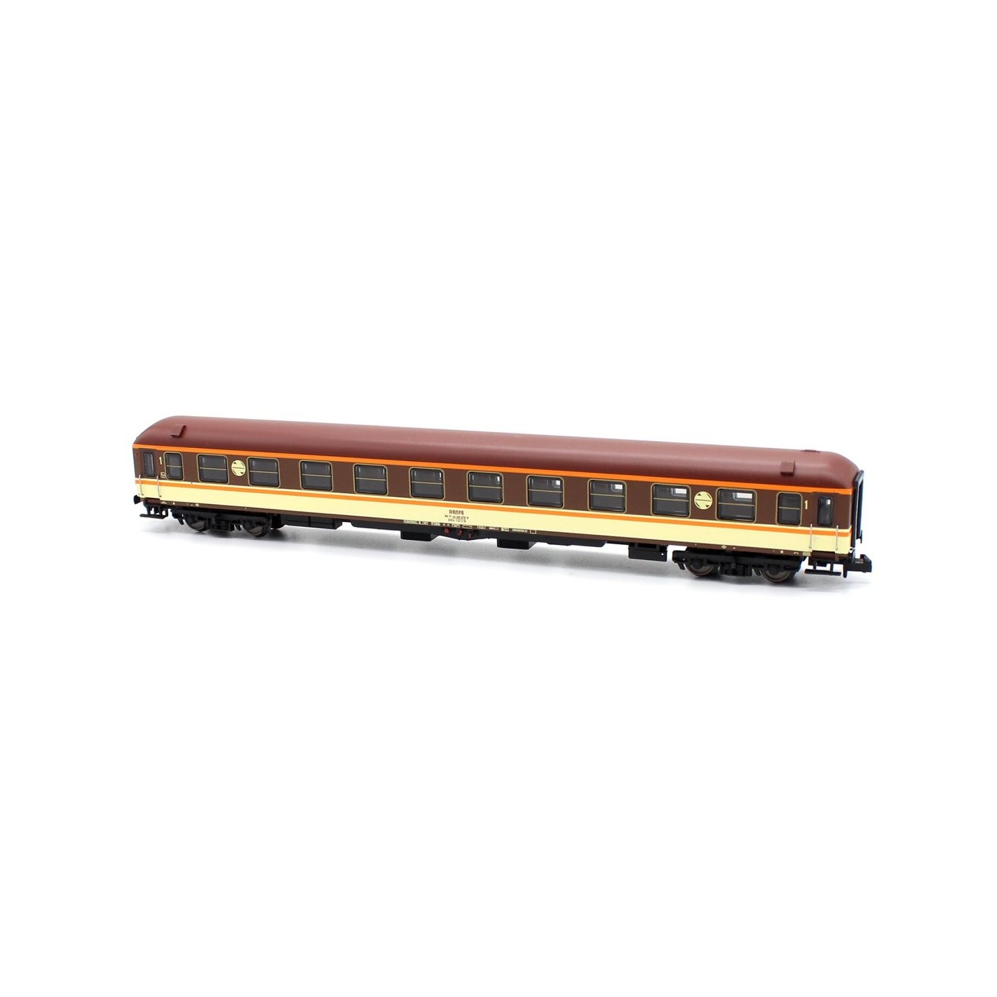 COCHE 1ª CLASE A10x-12.119 RENFE ESTRELLA RALLA NARANJA MFTRAIN N50818 ESCALA N