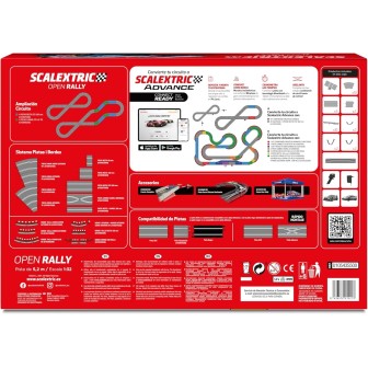 CIRCUITO OPEN RALLY SCALEXTRIC ORIGINAL U10543S500 1/32