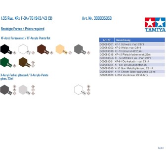 TANQUE RUSO T34/76 1943 TAMIYA 35059 ESCALA 1/35