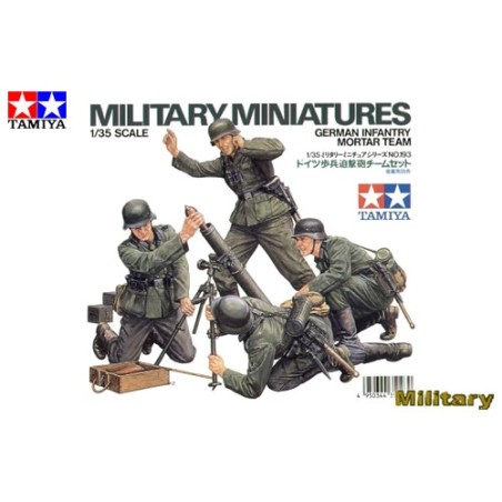 EQUIPO DE MORTERO INFANTERIA ALEMANA WWII TAMIYA 35193 ESCALA 1/35