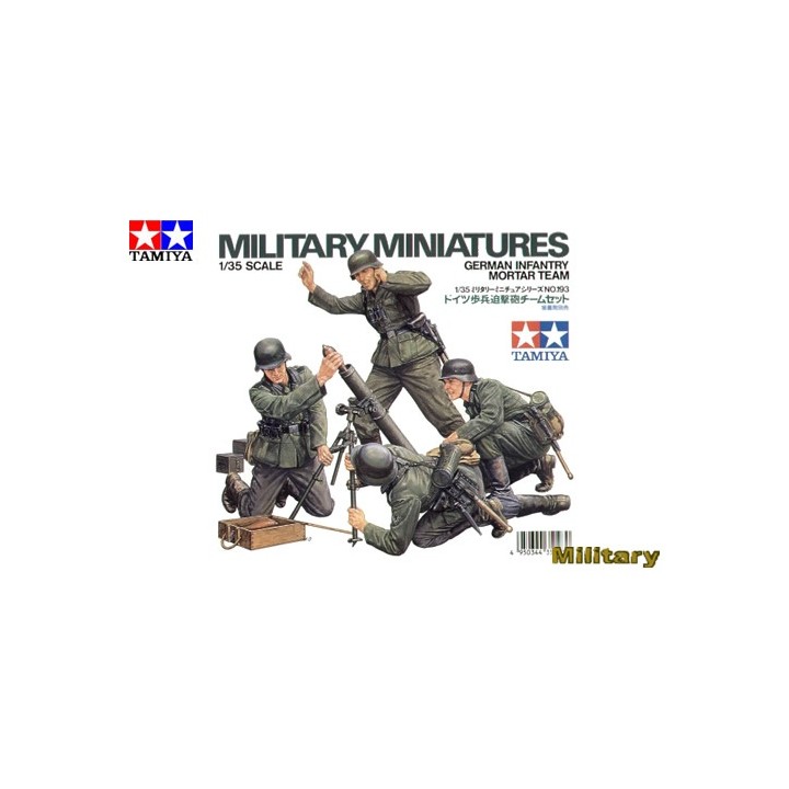 EQUIPO DE MORTERO INFANTERIA ALEMANA WWII TAMIYA 35193 ESCALA 1/35