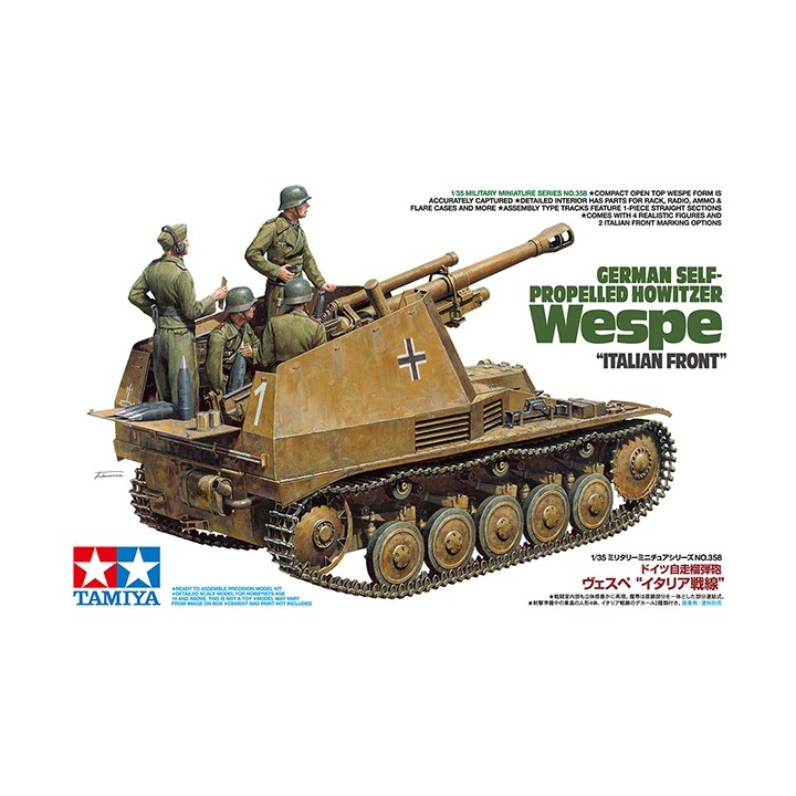 VEHICULO DE ARTILLERIA ALEMAN FRENTE ITALIANO TAMIYA 35358 ESCALA 1/35