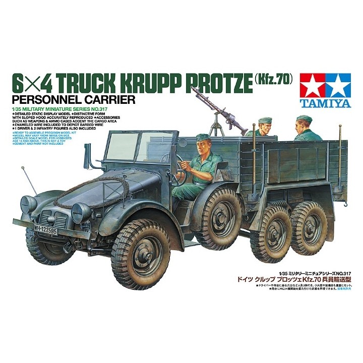 CAMION ALEMÁN SD.KFZ.70 KRUPP PROTZE (6x4) TAMIYA 35317 ESCALA 1/35