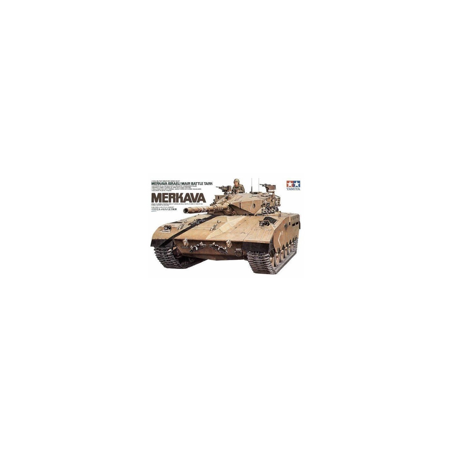 TANQUE ISRAELI MERKAVA MBT TAMIYA 35127 ESCALA 1/35