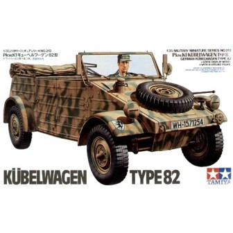 VEHICULO DE TRANSPORTE ALEMÁN KUBELWAGEN TYPE 82 TAMIYA 35213 ESCALA 1/35