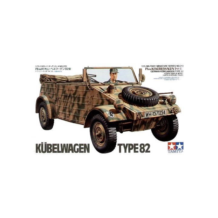 VEHICULO DE TRANSPORTE ALEMÁN KUBELWAGEN TYPE 82 TAMIYA 35213 ESCALA 1/35