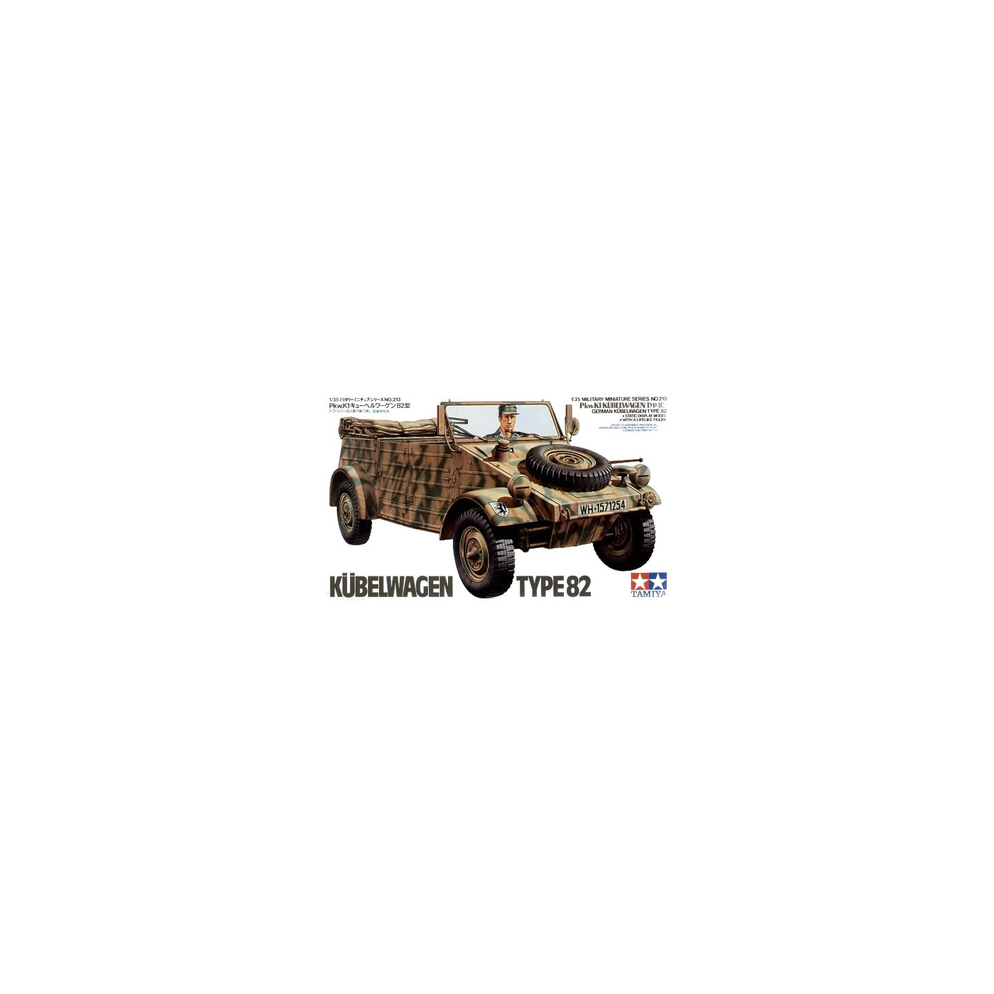 VEHICULO DE TRANSPORTE ALEMÁN KUBELWAGEN TYPE 82 TAMIYA 35213 ESCALA 1/35