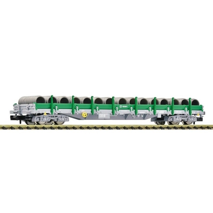 VAGÓN PLATAFORMA PORTABOBINAS RENFE FLEISCHMANN 6660100 ESCALA N