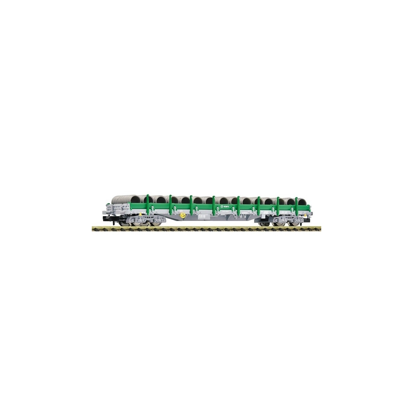 VAGÓN PLATAFORMA PORTABOBINAS RENFE FLEISCHMANN 6660100 ESCALA N