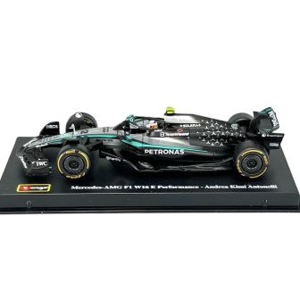 F1 MERCEDES-AMG KIMI ANTONELLI 2025 BURAGO 38238 ESCALA 1/43