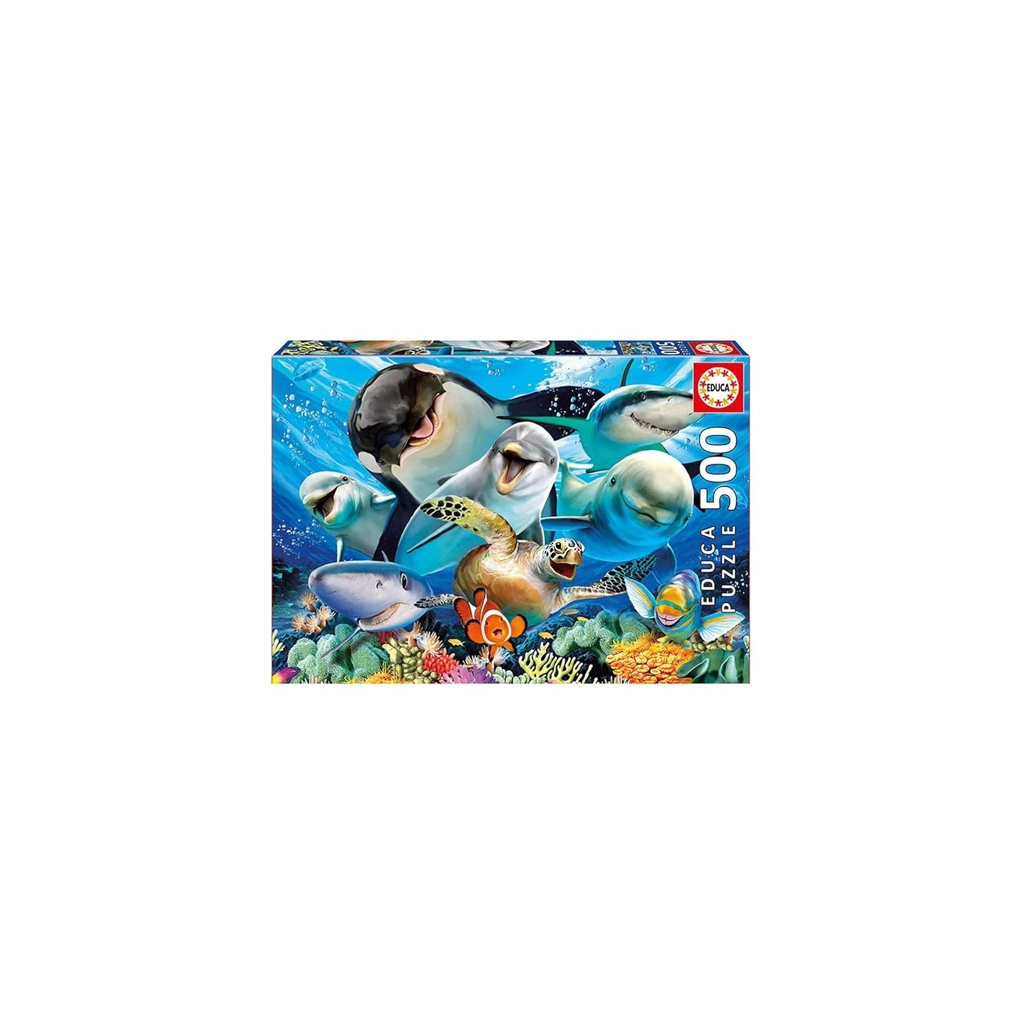 PUZZLE SELFIE BAJO EL AGUA 500 PIEZAS EDUCA 17647