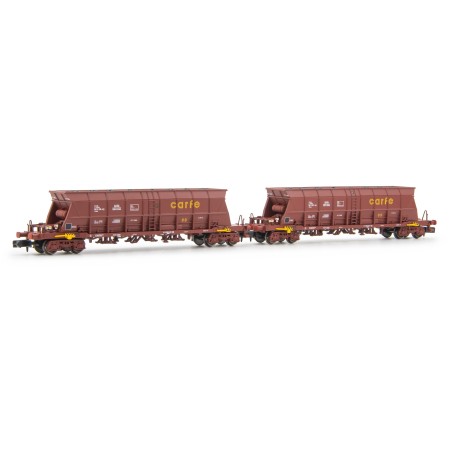 SET 2 VAGONES TOLVA FAOOS SALTRA/CARFE" RENFE ARNOLD HN6671 ESCALA N"